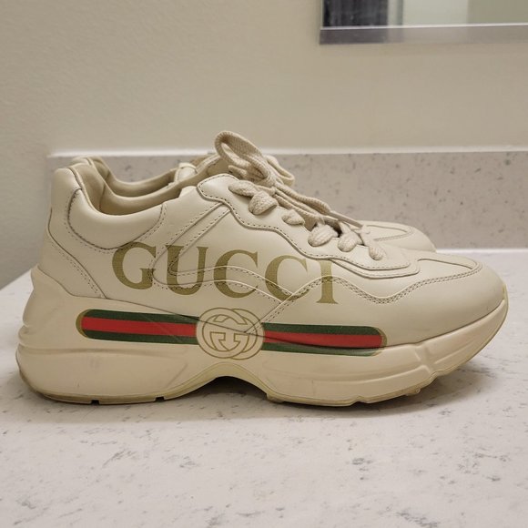 Women's Rython GUCCI Shoes - Size 38.5 / US 7 - Picture 1 of 7
